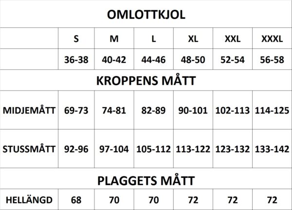 Omlottkjol vadmal - Bild 2