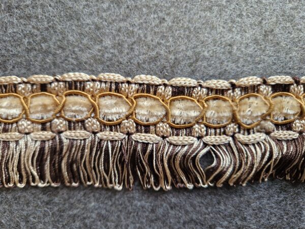 Exklusiv frans Sammet/Brun/Beige 45 mm